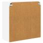 Preview: Küchenhängeschrank Hochglanz Weiß 80 x 31 x 80 cm Holzwerkstoff