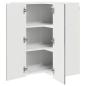 Preview: Wand-Eckschrank LUCCA Graues Sonoma 57 x 57 x 80 cm
