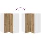 Preview: Küchenhängeschrank Artisan-Eiche 57 x 57 x 80 cm Holzwerkstoff