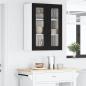 Preview: Küchenhängeschrank Schwarz 60 x 31 x 80 cm Holzwerkstoff