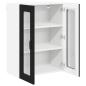 Preview: Küchenhängeschrank Schwarz 60 x 31 x 80 cm Holzwerkstoff