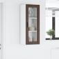 Preview: Küchenhängeschrank mit Tür Braun Eichen-Optik 40 x 31 x 100 cm