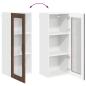 Preview: Küchenhängeschrank mit Tür Braun Eichen-Optik 40 x 31 x 100 cm