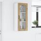 Preview: Wandglas-Schrank LUCCA Artisan-Eiche 40 x 31 x 100 cm