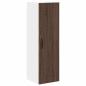 Preview: Küchenhängeschrank mit Tür Braun Eichen-Optik 30 x 31 x 100 cm