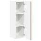 Preview: Küchenhängeschrank mit Tür Braun Eichen-Optik 30 x 31 x 100 cm