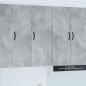 Preview: ARDEBO.de - Küchenhängeschrank Beton Grau 40 x 31 x 100 cm Holzwerkstoff