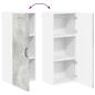 Preview: Küchenhängeschrank Beton Grau 40 x 31 x 100 cm Holzwerkstoff