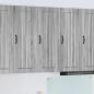 Preview: ARDEBO.de - Küchenhängeschrank Graues Sonoma 40 x 31 x 100 cm Holzwerkstoff