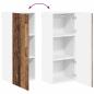 Preview: Küchenhängeschrank Altholz 40 x 31 x 100 cm Holzwerkstoff