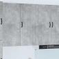 Preview: ARDEBO.de - Küchenhängeschrank Beton Grau 50 x 31 x 100 cm Holzwerkstoff