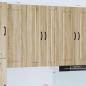 Preview: ARDEBO.de - Wandschrank LUCCA Sonoma-Eiche 60 x 31 x 100 cm Holzwerkstoff