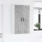Preview: Wandschrank LUCCA Betongrau 60 x 31 x 100 cm Holzwerkstoff