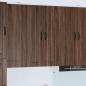 Preview: ARDEBO.de - Küchenhängeschrank mit Tür Braun Eichen-Optik 60 x 31 x 100 cm