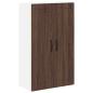 Preview: Küchenhängeschrank mit Tür Braun Eichen-Optik 60 x 31 x 100 cm