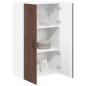 Preview: Küchenhängeschrank mit Tür Braun Eichen-Optik 60 x 31 x 100 cm