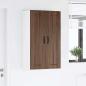 Preview: Küchenhängeschrank mit Tür Braun Eichen-Optik 60 x 31 x 100 cm