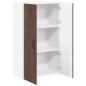 Preview: Küchenhängeschrank mit Tür Braun Eichen-Optik 60 x 31 x 100 cm