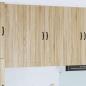 Preview: ARDEBO.de - Küchenhängeschrank Sonoma-Eiche 80 x 31 x 100 cm Holzwerkstoff