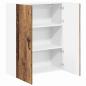 Preview: Küchenhängeschrank Altholz 80 x 31 x 100 cm Holzwerkstoff