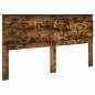 Preview: Kopfteil mit Kopfteil Geräucherte Eiche 200 cm Holzwerkstoff