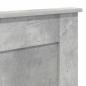 Preview: Kopfteil Beton Grau Holzwerkstoff