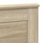 Preview: Kopfteil mit Kopfteil Sonoma-Eiche 160 cm Holzwerkstoff