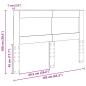 Preview: Kopfteil mit Kopfteil Sonoma-Eiche 160 cm Holzwerkstoff