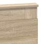 Preview: Kopfteil mit Kopfteil Sonoma-Eiche 150 cm Holzwerkstoff