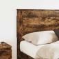 Preview: Kopfteil mit Kopfteil Geräucherte Eiche 150 cm Holzwerkstoff