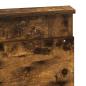 Preview: Kopfteil mit Kopfteil Geräucherte Eiche 150 cm Holzwerkstoff