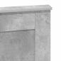 Preview: Kopfteil Beton Grau Holzwerkstoff