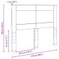 Preview: Kopfteil mit Kopfteil Altholz 120 cm Holzwerkstoff