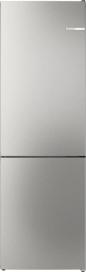 Preview: ARDEBO.de Bosch KGN362LAF Serie 4 Stand Kühl-Gefrierkombination, 60 cm breit, 321 L, Total No Frost, Vitafresh, Super Kühlen, Super Gefrieren, Edelstahloptik