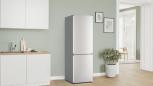 Preview: Bosch KGN362LAF Serie 4 Stand Kühl-Gefrierkombination, 60 cm breit, 321 L, Total No Frost, Vitafresh, Super Kühlen, Super Gefrieren, Edelstahloptik