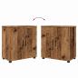 Preview: Badezimmermöbel Set 2 pcs Altholz 61 x 35 x 64 cm Holzwerkstoff
