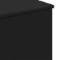 Preview: Badezimmermöbel Set mit Regal 3 pcs Schwarz 76,5 x 35 x 64 cm