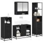 Preview: Badezimmermöbel Set 4 pcs Schwarz Eichen-Optik 80 x 33 x 60 cm
