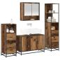 Preview: Badezimmermöbel Set 4 pcs Altholz 90 x 33 x 60 cm Holzwerkstoff