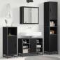 Preview: ARDEBO.de - Badezimmermöbel Set 4 pcs Schwarze Eiche 80 x 33 x 60 cm