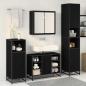 Preview: Badezimmermöbel Set 4 pcs Schwarze Eiche 80 x 33 x 60 cm