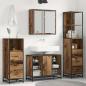 Preview: ARDEBO.de - Badezimmermöbel Set 4 pcs Altholz 80 x 33 x 60 cm Holzwerkstoff