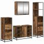 Preview: Badezimmermöbel Set 4 pcs Altholz 80 x 33 x 60 cm Holzwerkstoff