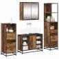 Preview: Badezimmermöbel Set 4 pcs Altholz 80 x 33 x 60 cm Holzwerkstoff