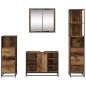 Preview: Badezimmermöbel Set 4 pcs Altholz 80 x 33 x 60 cm Holzwerkstoff