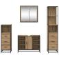 Preview: Badezimmermöbel Set mit Tür 4 pcs Artisan-Eiche 80 x 33 x 60 cm