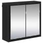 Preview: Badezimmermöbel Set 4 pcs Schwarz Eichen-Optik 65 x 33 x 60 cm