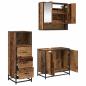 Preview: Badezimmermöbel Set 3 pcs Altholz 65 x 33 x 60 cm Holzwerkstoff