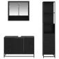Preview: Badezimmermöbel Set 3 pcs Altholz 90 x 33 x 60 cm Holzwerkstoff