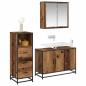 Preview: Badezimmermöbel Set 3 pcs Altholz 90 x 33 x 60 cm Holzwerkstoff